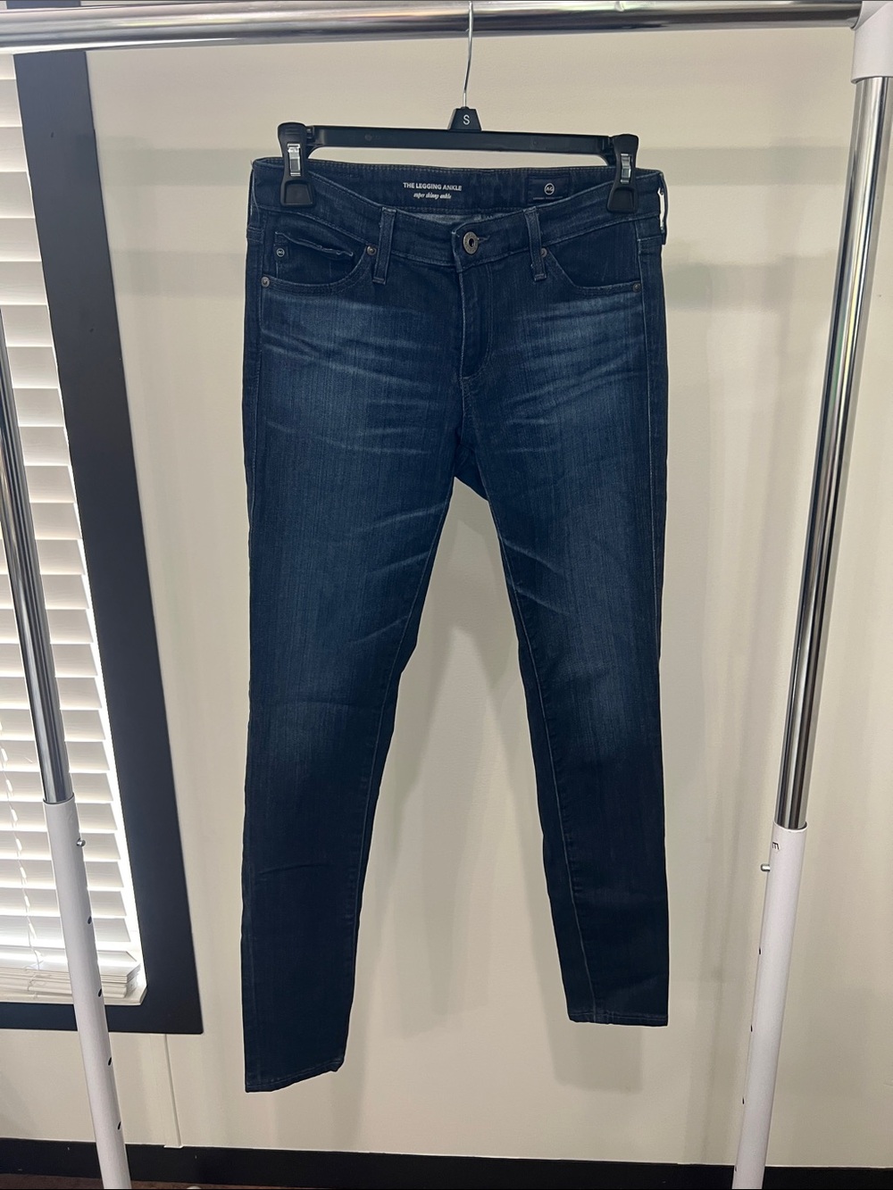Ag Adriano Goldschmied Dark Indigo Skinny Jeans